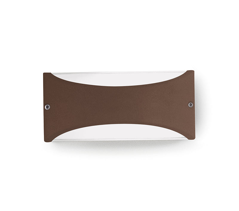 GEALUCE Applique in alluminio bianco-antracite-marrone IP54 LED GEALUCE Applique in alluminio bianco-antracite-marrone IP54 LED